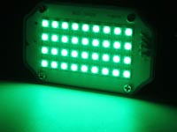 Цветомузыка на светодиодах JL-12W-36L-SA зеленый цвет.
