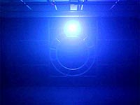 Цветомузыка на светодиодах JL-25W-108L-SA синий цвет