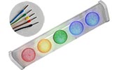 Светильник для цветомузыки светодиодный диммируемый DI4-40W-70L-640x165