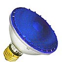 Лампа для цветомузыки цветная галогенная LH 75W R95 30G E27 (PAR30)