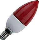 Лампа цветная светодиодная 2,6W 12L R37 E14