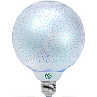 Декоративная светодиодная 3D лампа L3D-5W-R125-E27 выключена