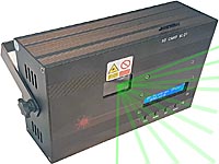 Анимационный лазерный проектор с SD картой SLA-80MW-SD-SA-DMX-G вид спереди