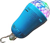 Вращающаяся лампа RL-3W-R80-MP3-ACC-E27-hook-RC7